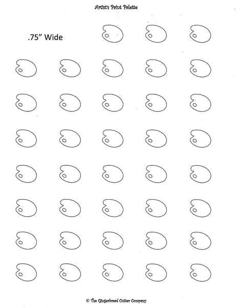 paint palette template