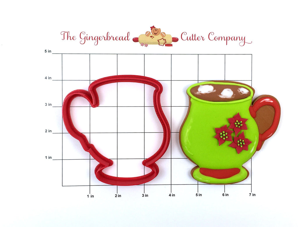 Hot Cocoa Mug Cookie Cutter | The Gingerbread Cutter Company