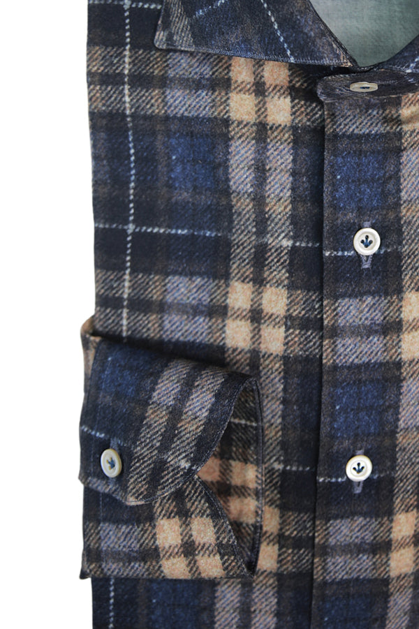 春の新作 633.NAISSANCE plaid check shirts メンズ