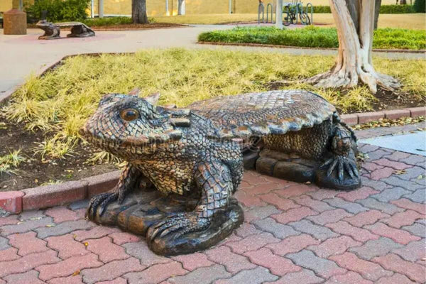 Horned Toad Concrete Garden Bench by Phoenix Precast