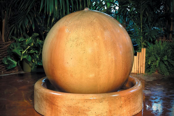 Ball with Ring Base Fountain by GIST