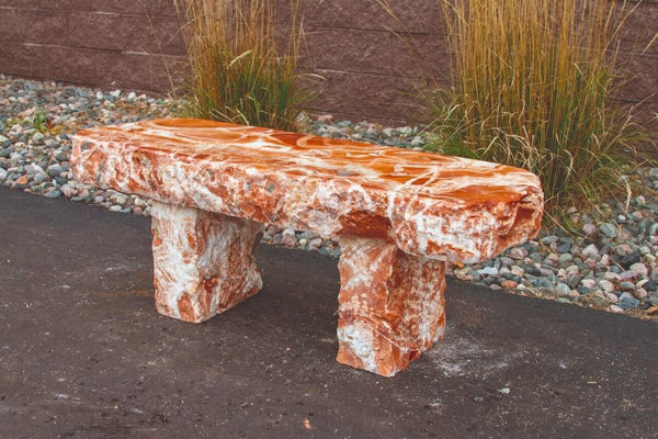 Red Onyx Garden Bench by Blue Thumb