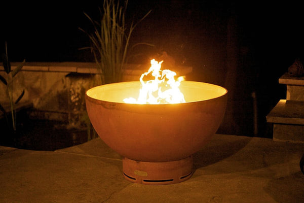 Crater Steel Fire Pit by Fire Pit Art