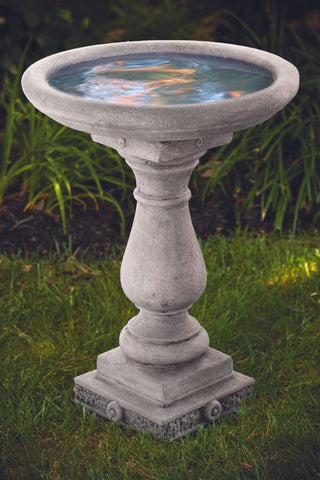 Regal Embossed Bird Bath by Massarelli