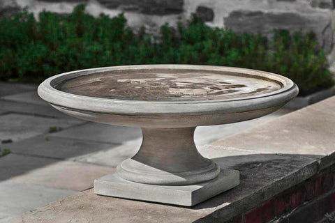 Montebello Concrete Birdbath by Campania