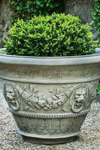 Rosecliff Lion Head Planter by Campania