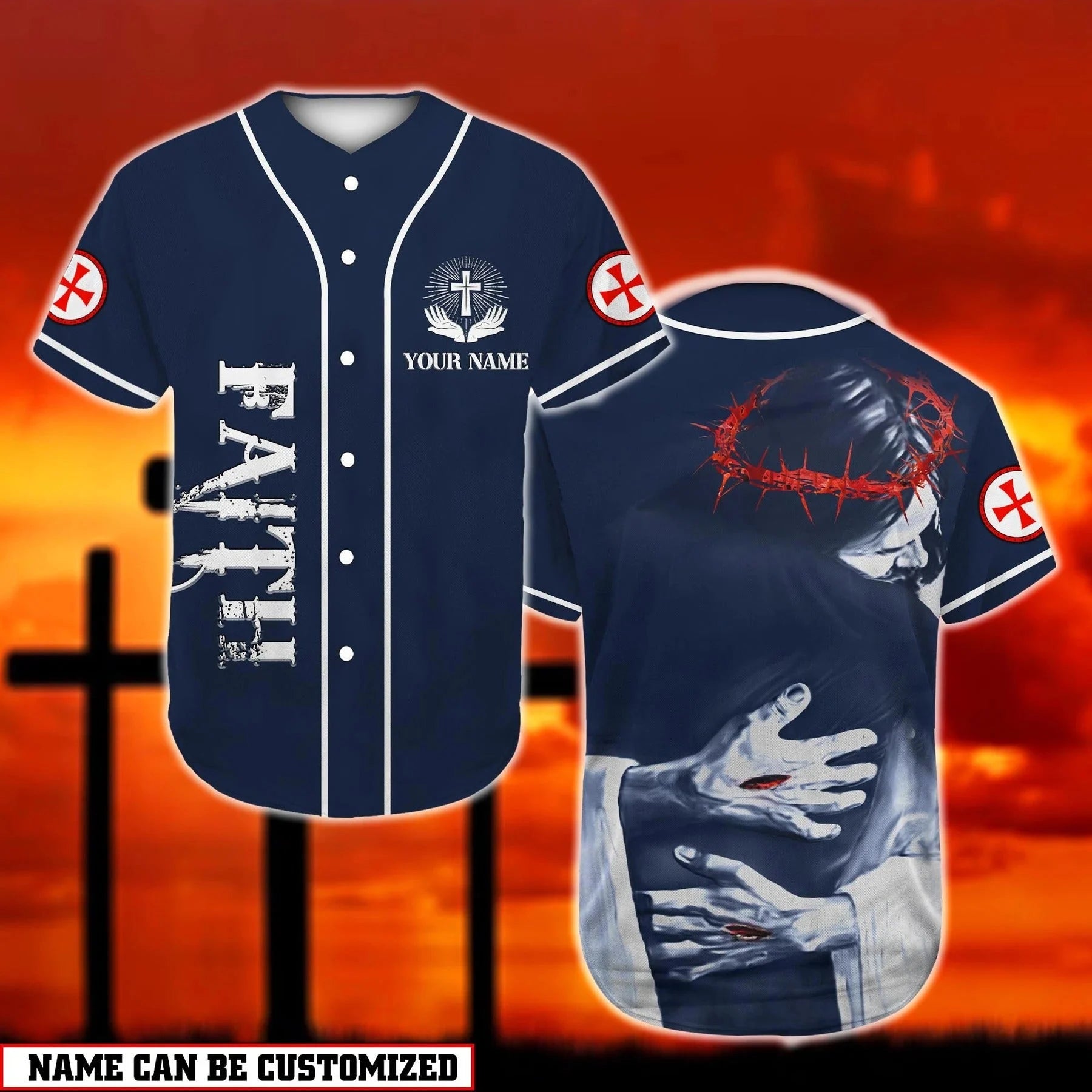 Baseball Jersey Design Transfer - Christian