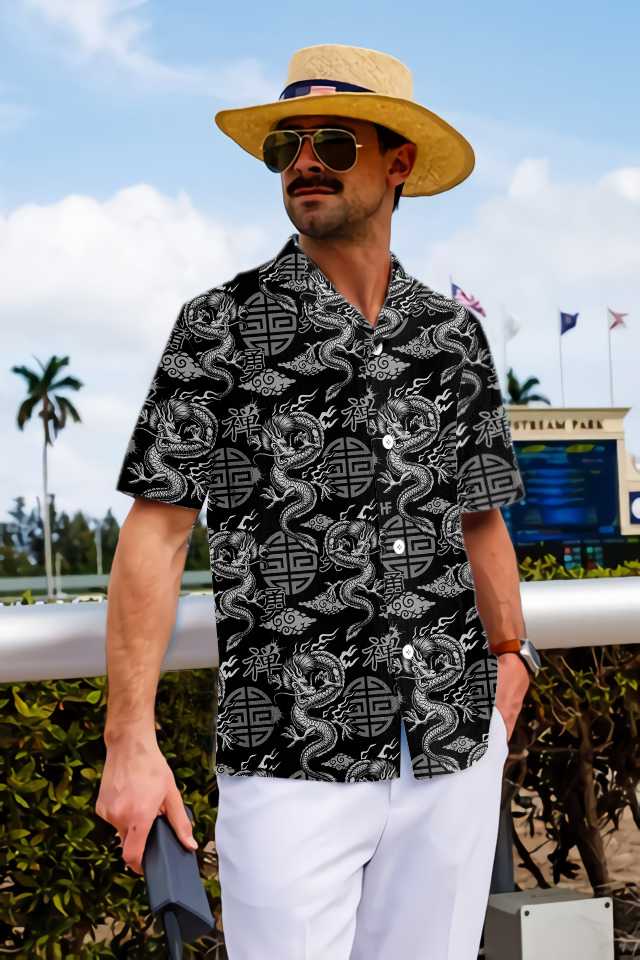 シャツMODIFIED gun hawaiian shirts - シャツ