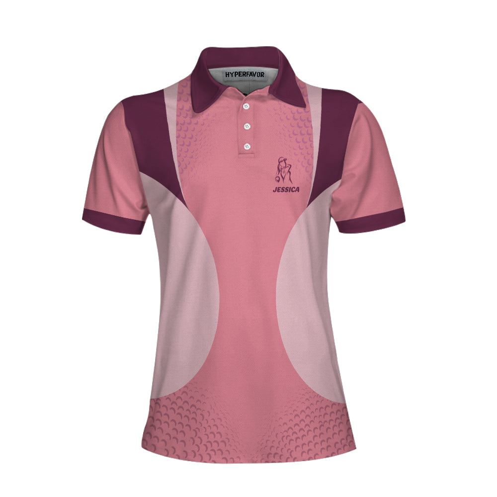 tyfoon Veroveraar Humoristisch Personalized Golf Women Polo Shirt, Golf And Wine Kind Of Girl Custom -  Cerigifts