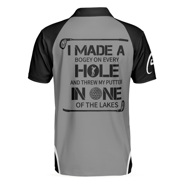 Golf Men Polo Shirt, I Made A Bogey On Every Hole Funny Golf Polo Shir ...