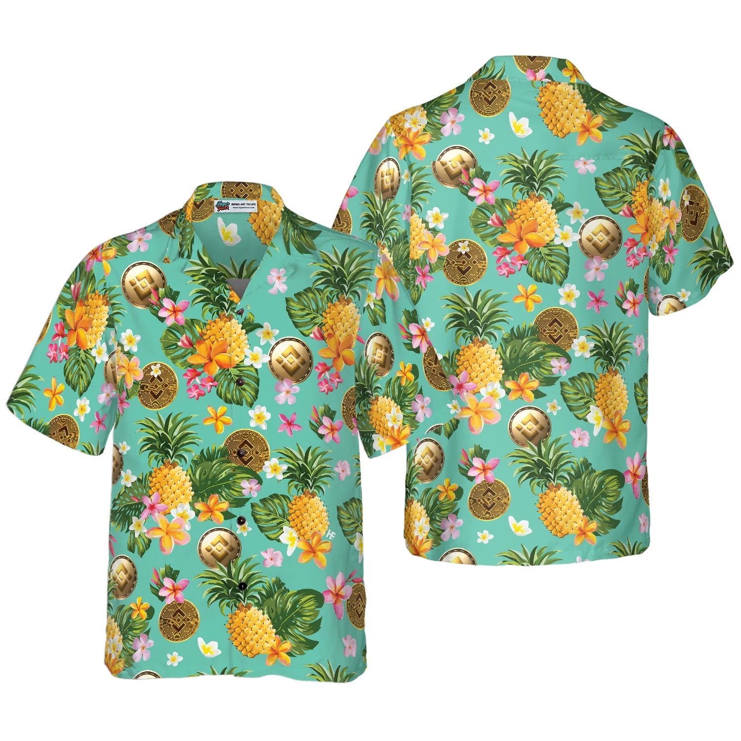 Anaheim Ducks NHL Hibiscus Flower Pattern Aloha Hawaiian Shirt - YesItCustom