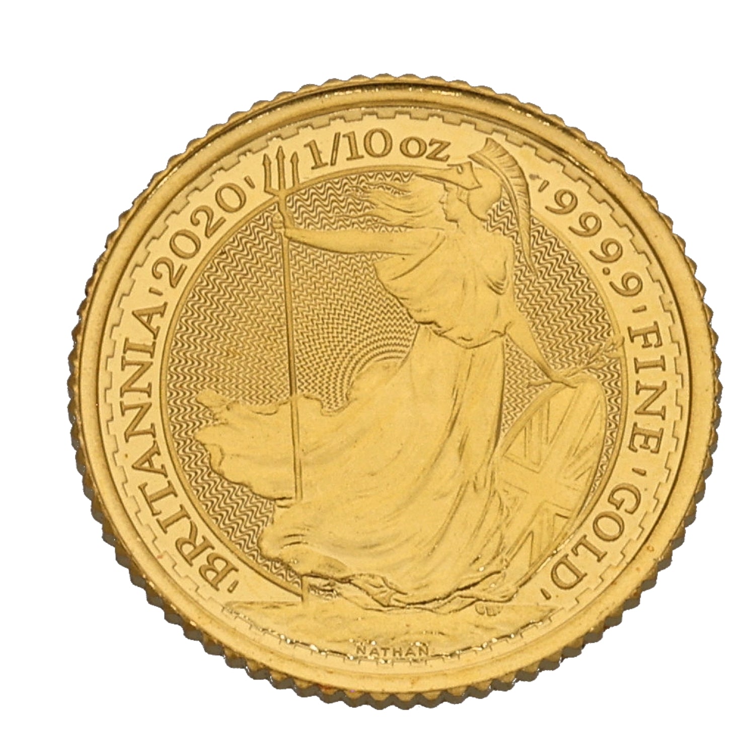 24ct Gold Queen Elizabeth II 1/10 OZ Britannia Coin 2020