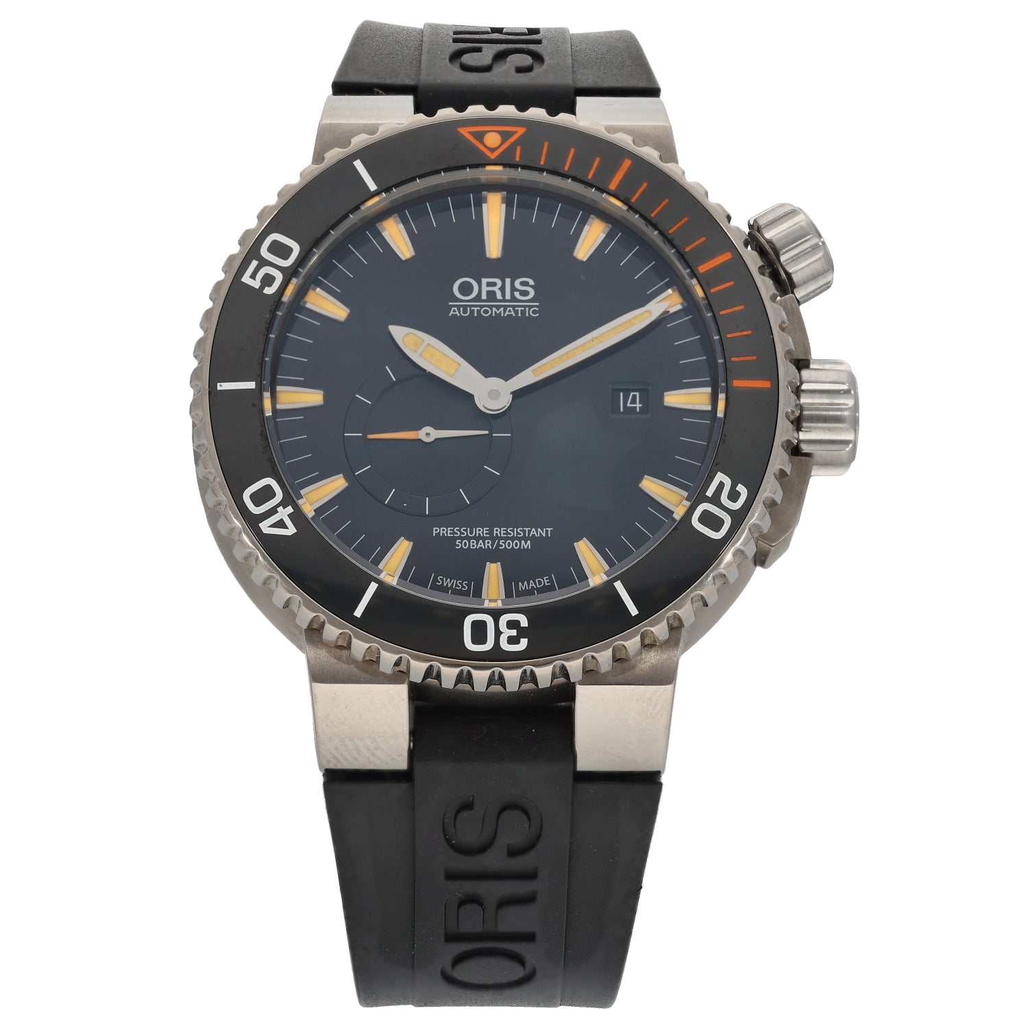 Oris Aquis Carlos Coste IV 7709-71 46mm Titanium Watch