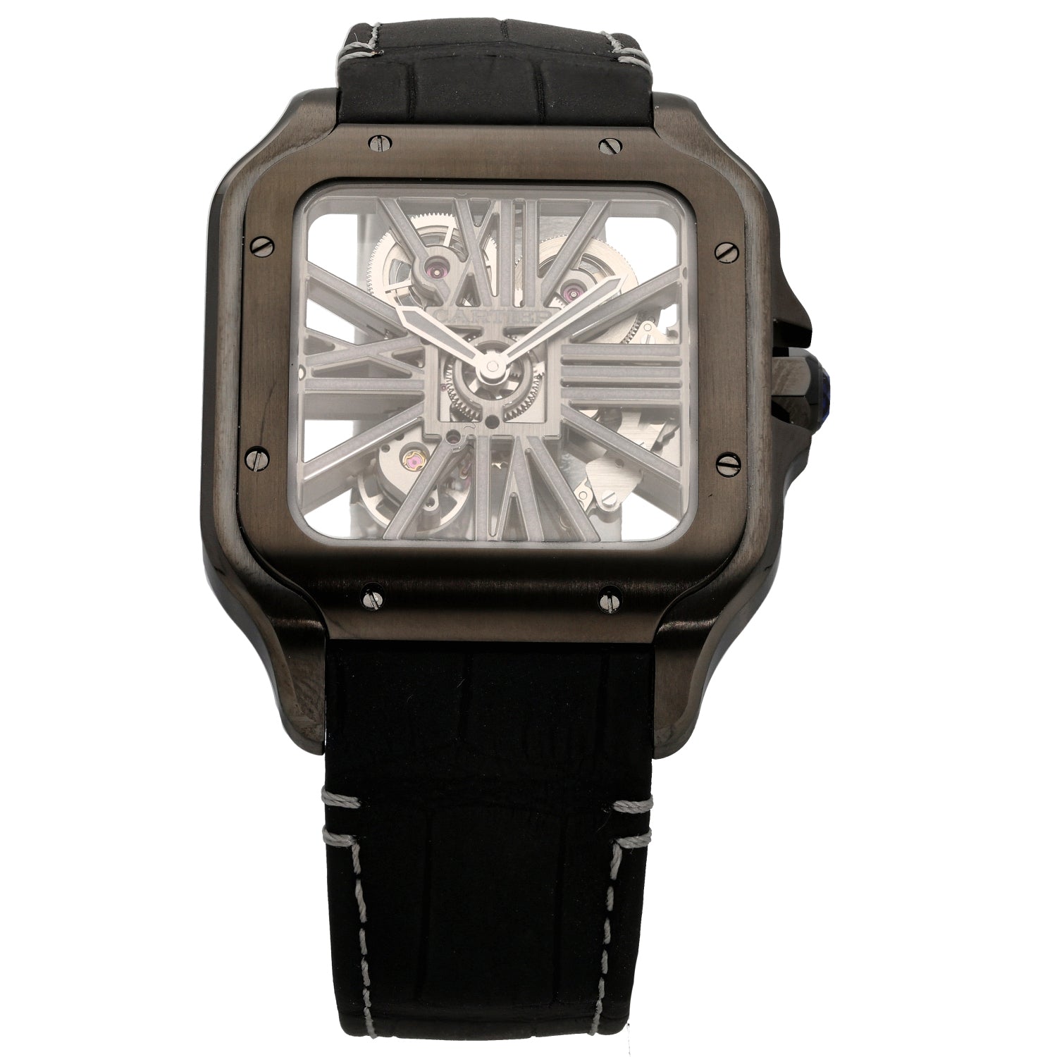 Cartier Santos WHSA0009 39.8mm DLC Carbon Watch