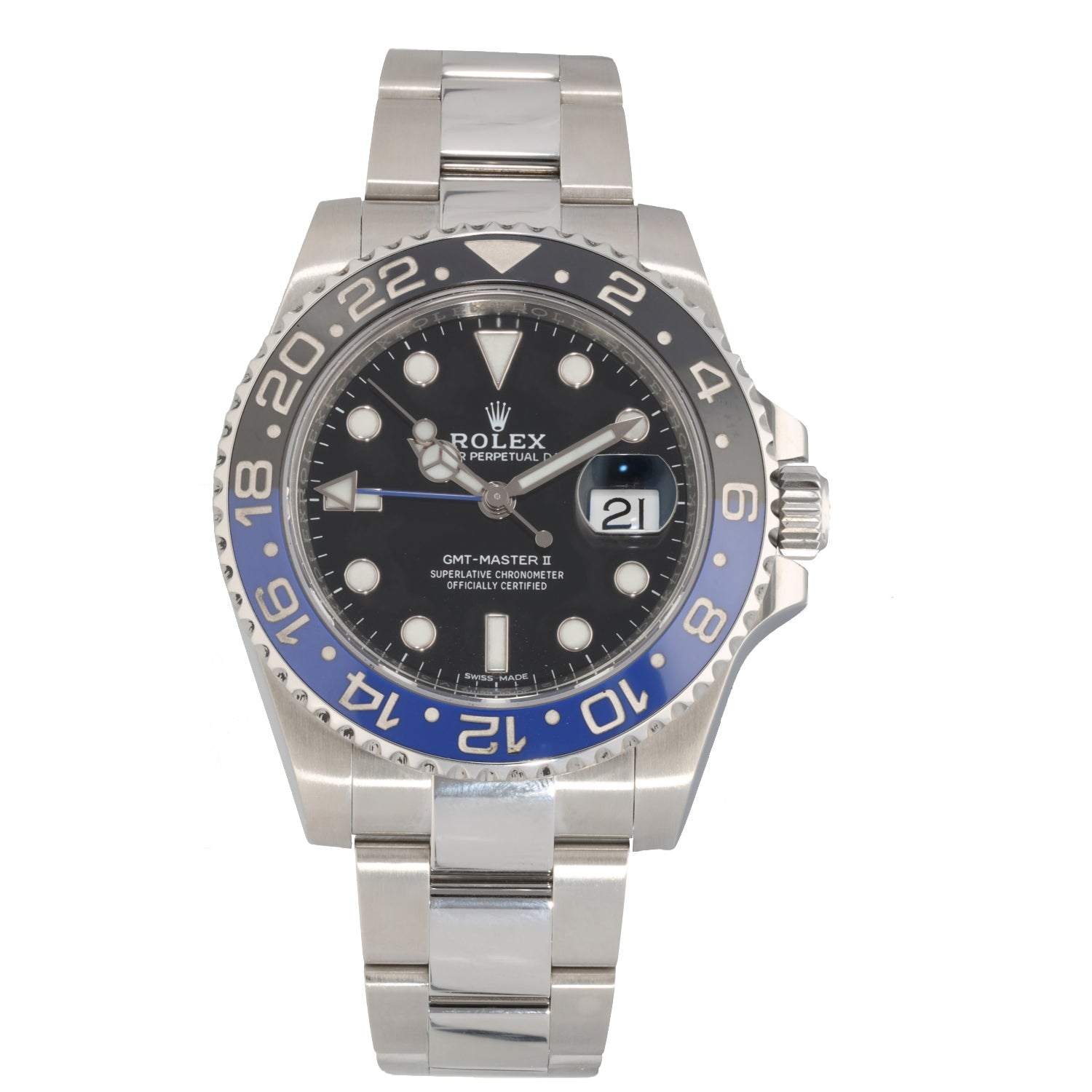 Rolex GMT Master II 116710 BLNR 40mm Stainless Steel Watch - HT product image