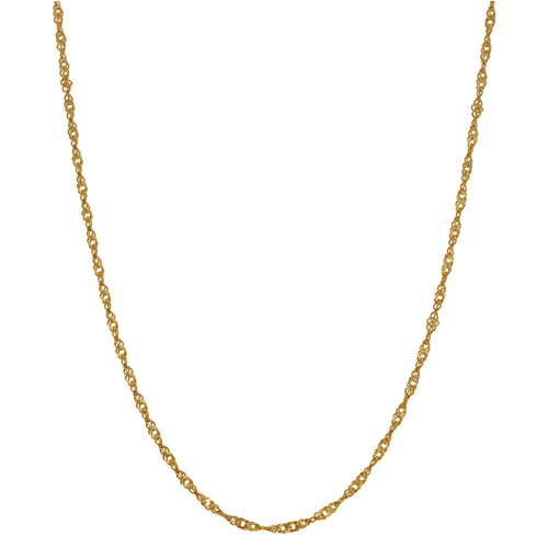 22ct Gold Fancy Chain with a hook clasp C-8451