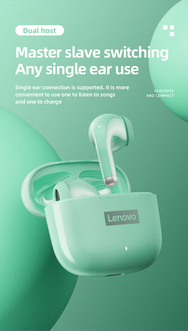 Lenovo LP40 Pro Kopfhörer Bluetooth 5,1 Drahtlose TWS Wasserdicht Mikrofon