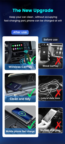 CarlinKit 4.0 Wireless CarPlay Wireless Android Auto Adapter