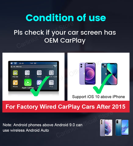 CarlinKit 4.0 Wireless CarPlay Wireless Android Auto Adapter