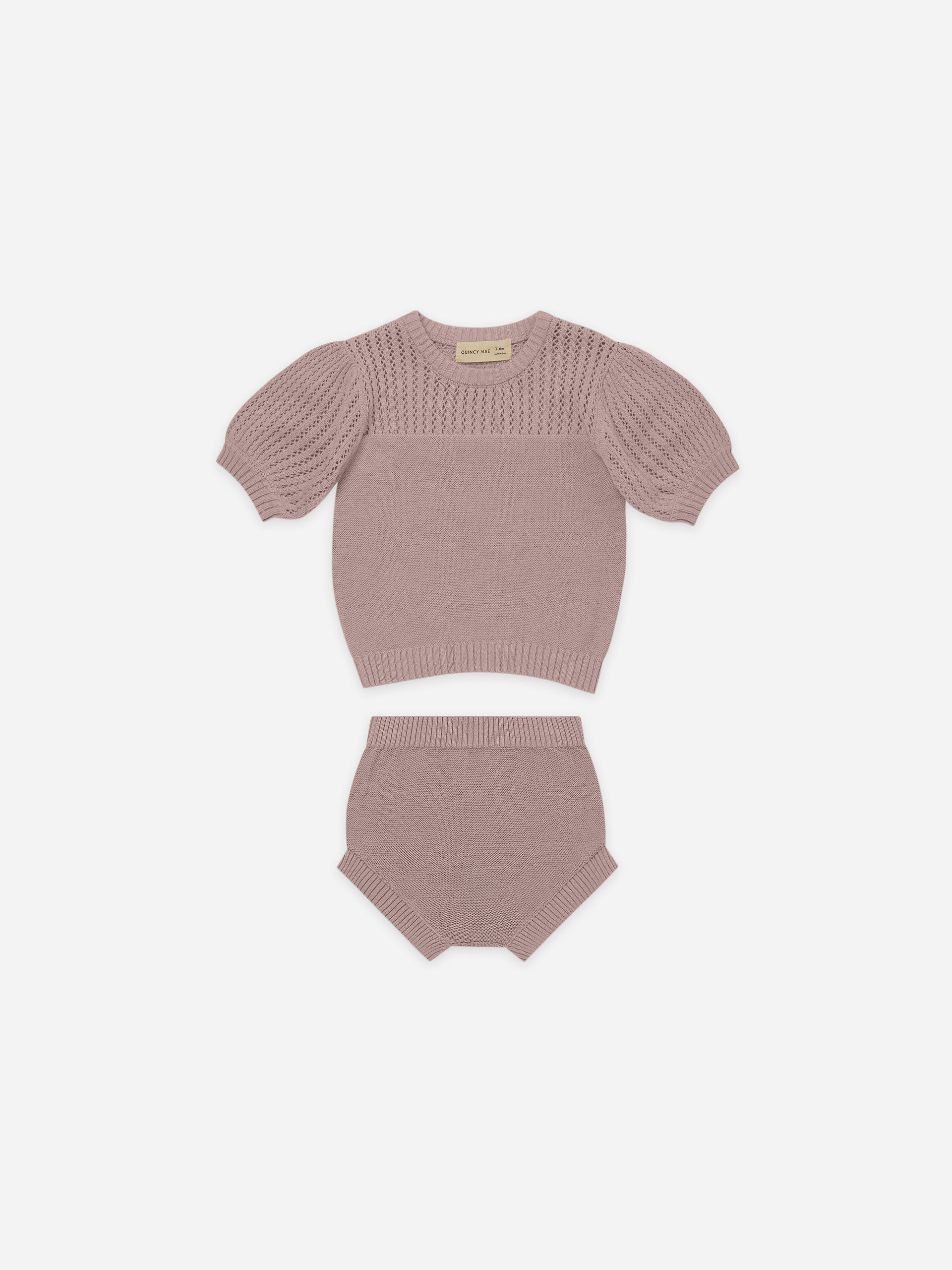 Mira Knit Set | Heathered Yellow – Quincy Mae