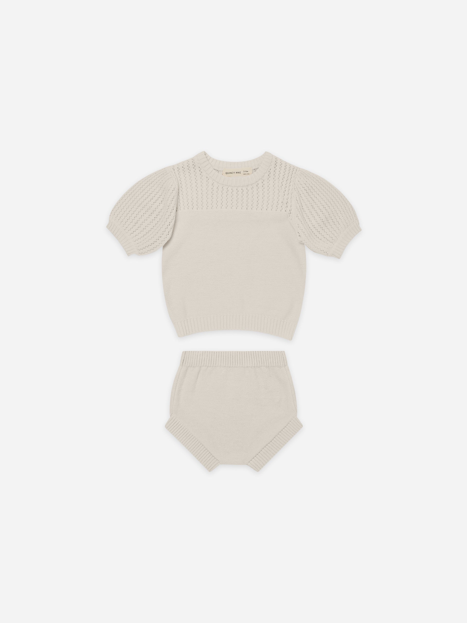 Mira Knit Set | Heathered Yellow – Quincy Mae