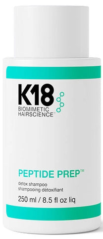 K18 Biomimetic Hairscience Peptide Prep Detox Shampoo image of 8.5 oz bottle