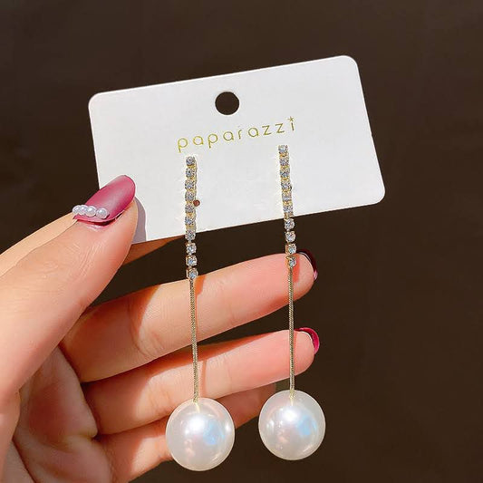 Korean Luxury Pearl Drop Earrings