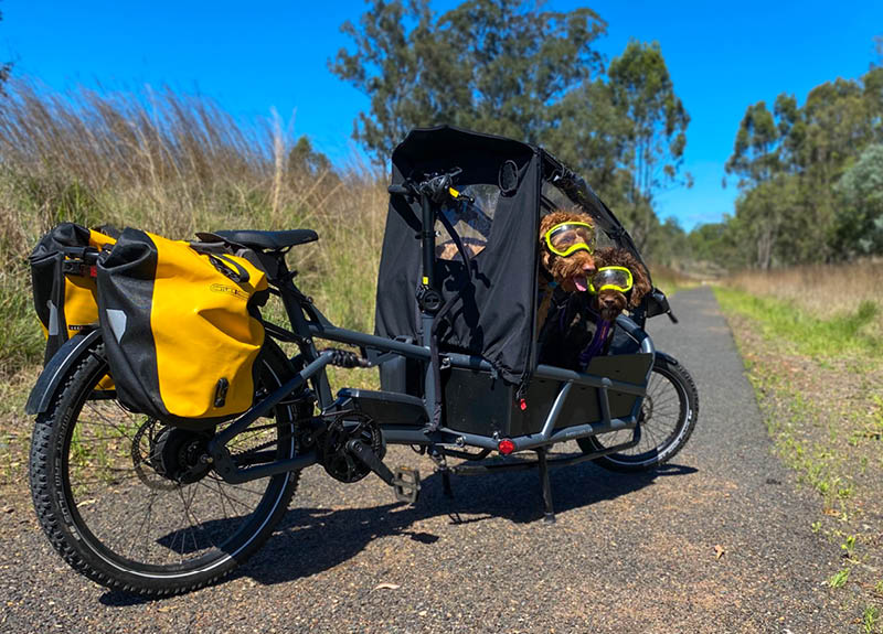 Riding the Rail Trail on the Riese & Muller Load 75