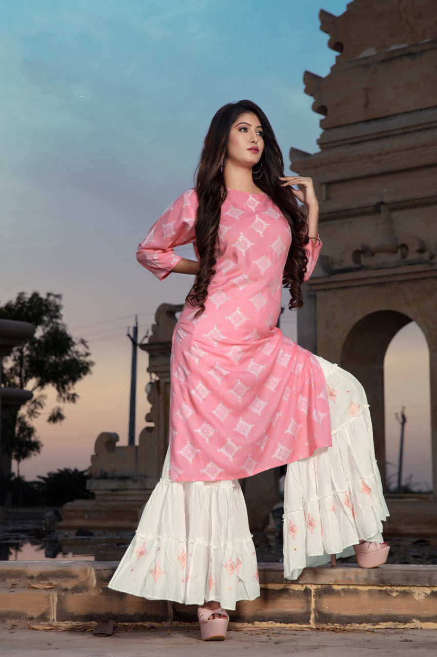 Buy White Sharara Online - W for Woman