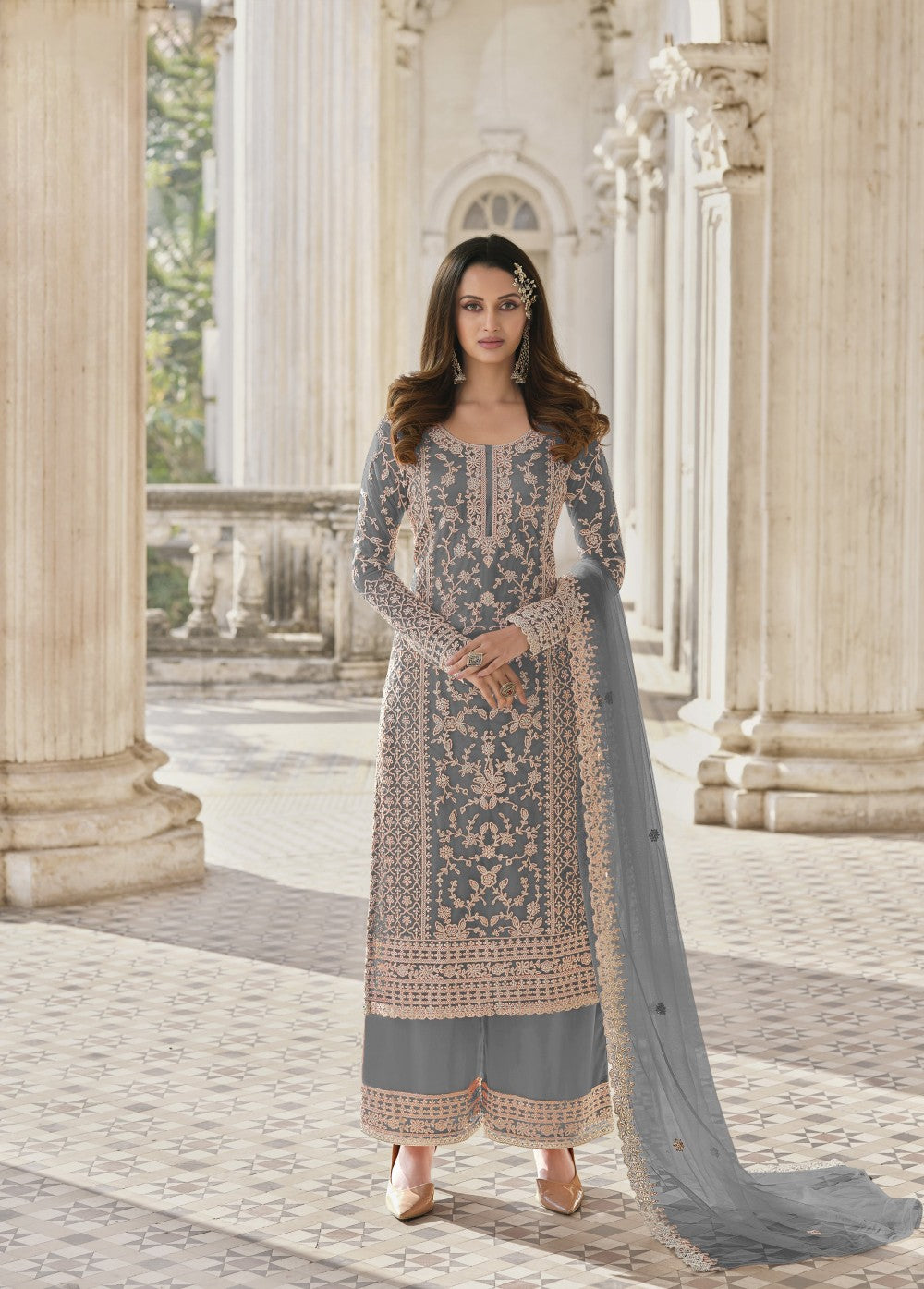 Palazzo Suit: Buy latest Palazzo Salwar Suits Design Online