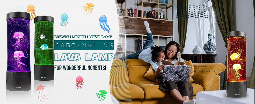 mini jellyfish lamp