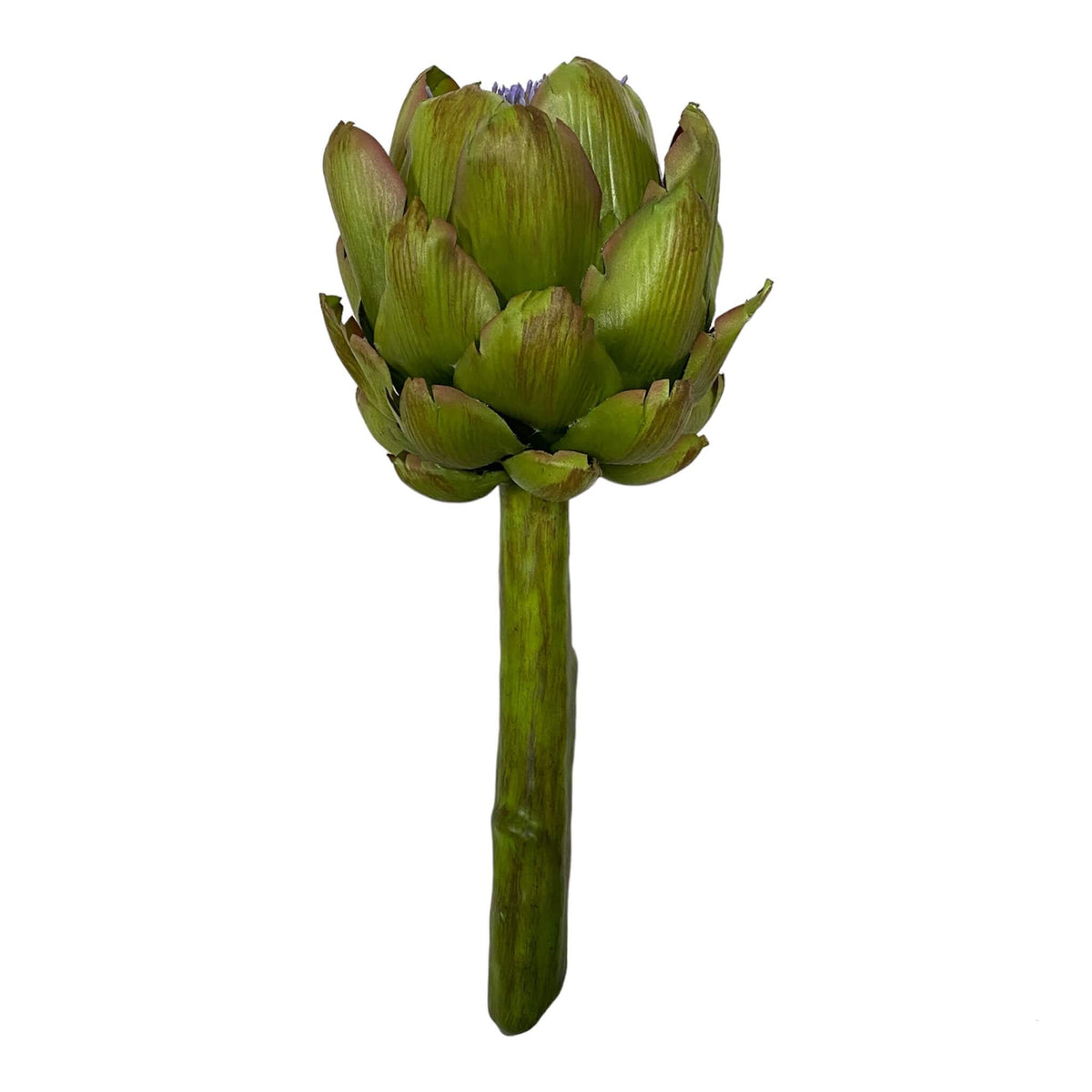 Large Faux Artichoke Stem Flower Head