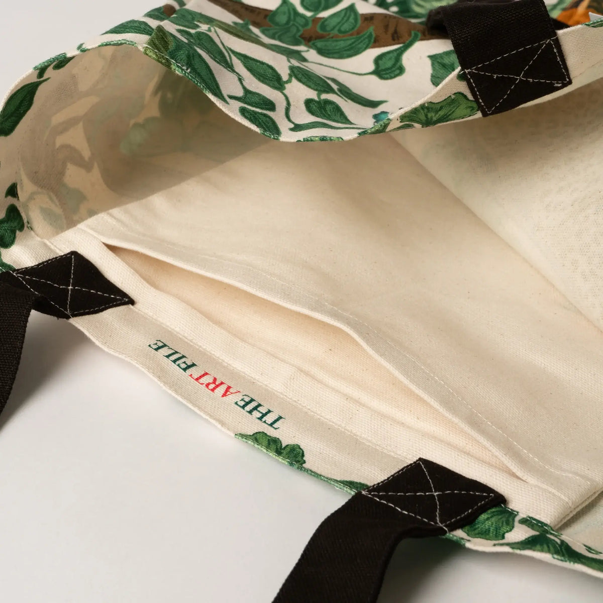 Leopard Soleil Jungle Cotton Tote Bag