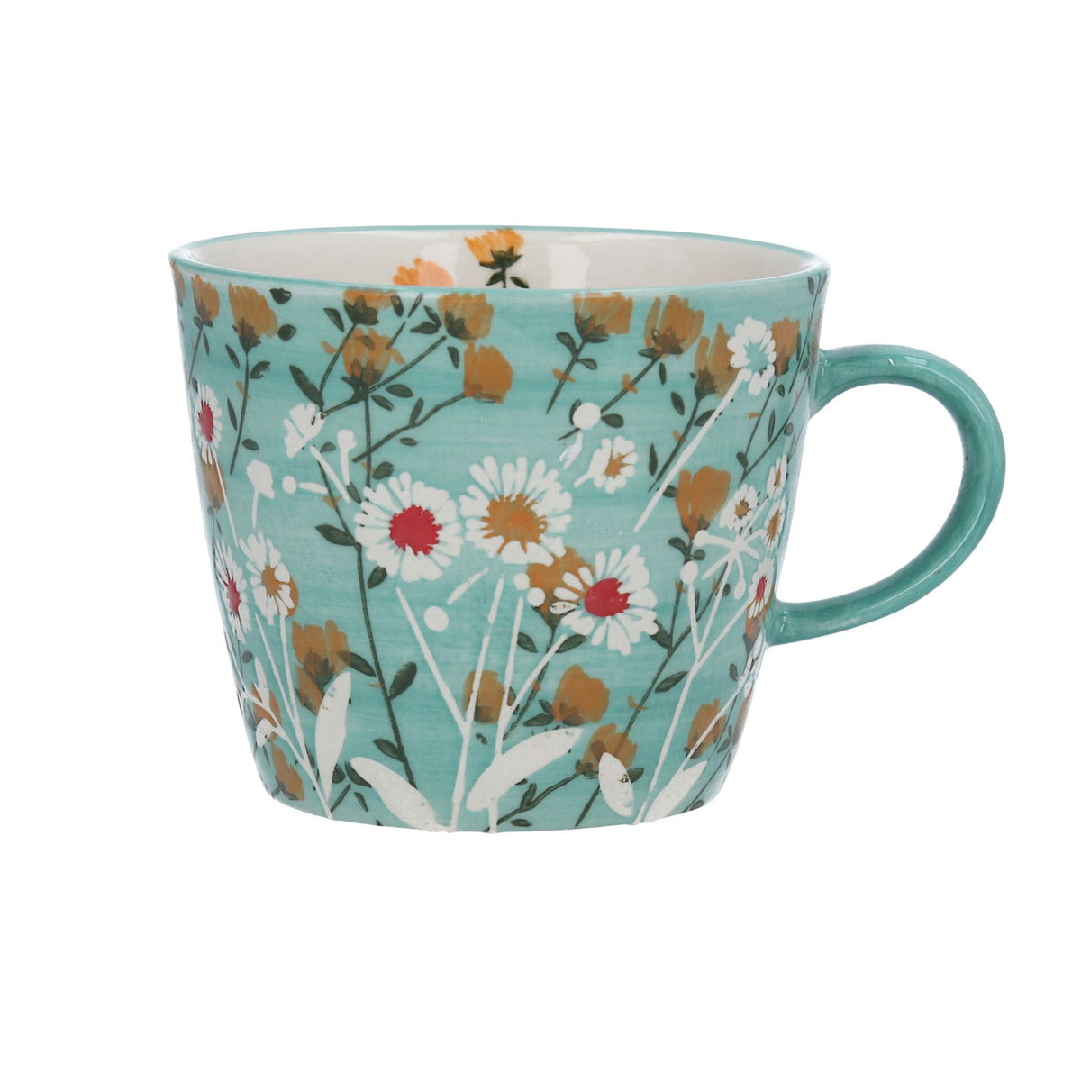 Blue Wild Daisy Mug by Gisela Graham at Under the Sun stockist shop Southend