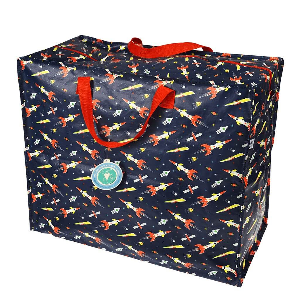 Space Rockets Jumbo Storage Bag