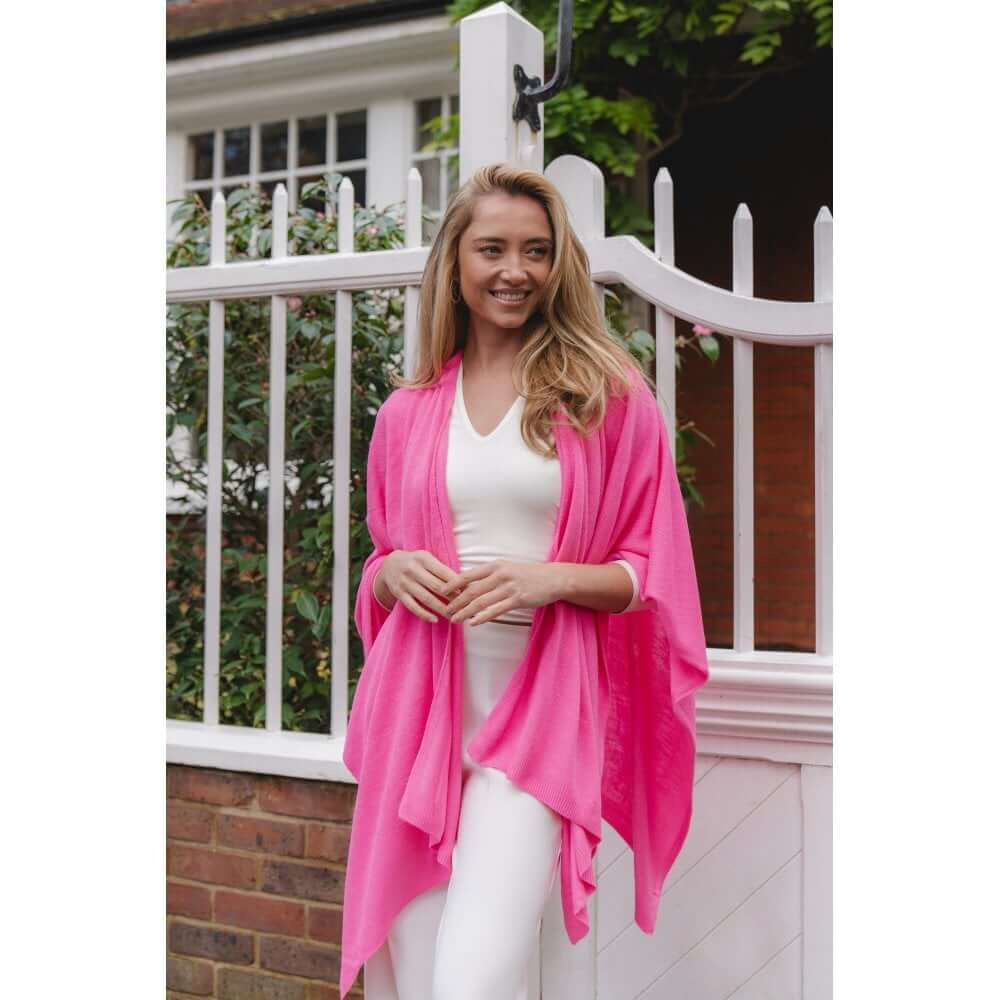 Tilly Wrap in Fuchsia Pink