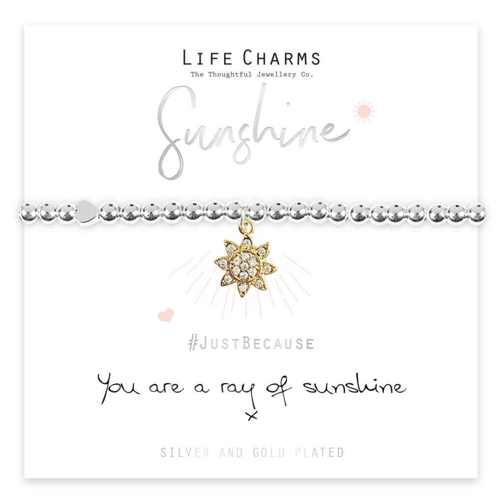 You Are A Ray Of Sunshine | Life Charms Bracelet