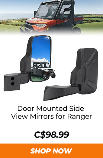 Door Mounted Side View Mirrors for Ranger