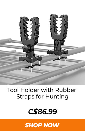 Tool Holder with Rubber Straps for Hunting