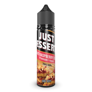 Best COCONUT RASPBERRY CRUMBLE BY JUST DESSERTS - Wick and Wire Co Melbourne Vape Shop, Victoria Australia