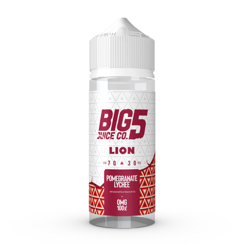 Buy Lion - Pomegranate & Lychee on Ice By Big 5 Juice Co - Wick And Wire Co Melbourne Vape Shop, Victoria Australia