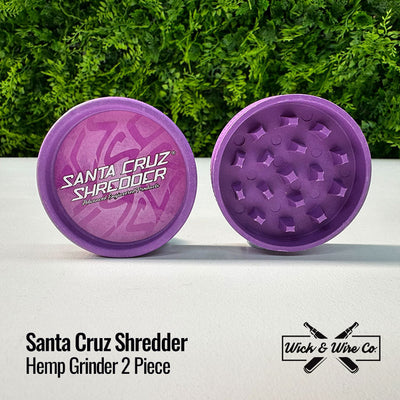 Buy Santa Cruz Shredder Hemp Grinder 2pc - Wick and Wire Co, Melbourne Australia