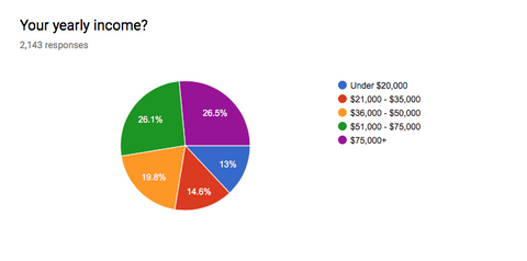 Your yearly income