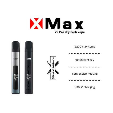 Buy Xmax V3 Pro Dry Herb Vaporizer - Wick and Wire Co Melbourne Vape Shop, Victoria Australia