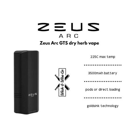 Buy Zeus Arc GTS Dry Herb Vaporizer - Wick and Wire Co Melbourne Vape Shop, Victoria Australia