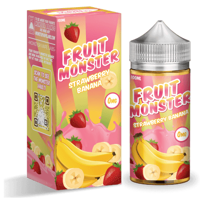 Buy Strawberry Banana by Fruit Monster - Wick And Wire Co Melbourne Vape Shop, Victoria Australia