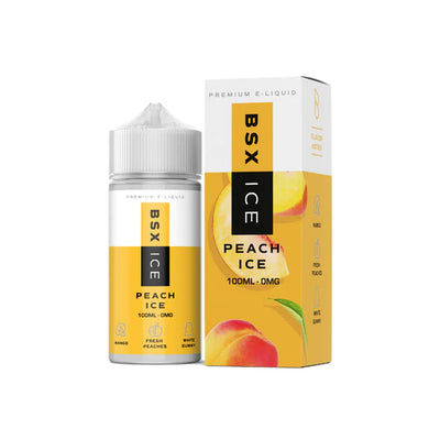 Peach Ice by Glas Vapor Basix Ice - Wick and Wire Co Melbourne Vape Shop, Victoria Australia