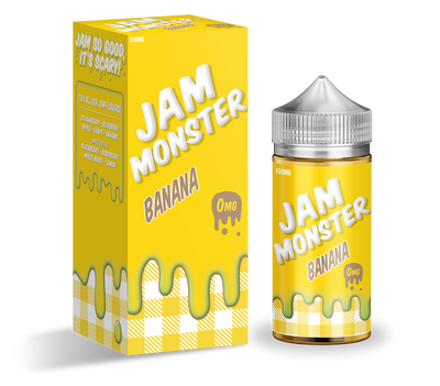 Buy Banana by Jam Monster Ejuice - Wick And Wire Co Melbourne Vape Shop, Victoria Australia