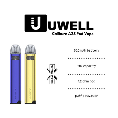 Buy Caliburn A2S Pod Vape Starter Kit by Uwell - Wick And Wire Co Melbourne Vape Shop, Victoria Australia