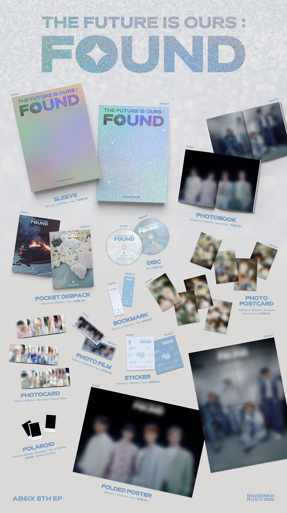 AB6IX - 8TH EP [THE FUTURE IS OURS : FOUND] PHOTOBOOK Ver.